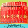 Bao Lì Xì Đồng Xu Thần Tài Cute Mạ Vàng