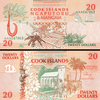 Cook Islands 20 Dollars 1992 UNC - Phukiensuutam.com