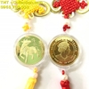 Dây Treo Phong Thủy Đồng Xu Úc Hình Con Trâu Vàng - TMT Collection.com