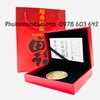 Hộp Đồng Xu Thần Tài CUTE mạ vàng túi Phúc - Phukiensuutam.com