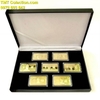 Hộp quà tặng medal vàng 7 mệnh giá 1-100 dollars Mỹ - TMT Collection.com