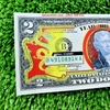 Tiền 2 USD Hình Con Rồng Mạ Vàng 2024