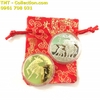 Cặp Xu Úc Hình Con Trâu Vàng Bạc Tặng Túi Gấm - TMT Collection.com