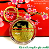 Móc Khóa Xu Úc Hình Con Mèo Vàng - Phukiensuutam.com