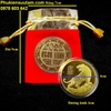 Xu Úc Hình Con Hổ Mạ Vàng tặng túi gấm 2022 - Phukiensuutam.com 