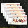 Tiền Lưu Niệm 50 Macao Mã Đáo Thành Công Seri Đẹp Năm Sinh