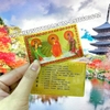 Thẻ Kim Bài Tây Phương Tam Thánh Phật - Phukiensuutam.com