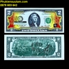 Tiền 2 USD Thần Tài Mạ Vàng - Phukiensuutam.com