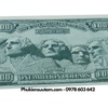 Tiền Lưu Niệm 1 Triệu USD Hình Núi Rushmore 4 Tổng Thống Mỹ Dạ Quang - Phukiensuutam.com