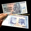 Tiền Lưu Niệm 100 Tỷ Tỷ Zimbabwe Hình Tê Giác - Phukiensuutam.com