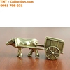 Tượng đồng xe bò kéo - TMT Collection.com