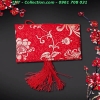 Túi gấm đỏ dây treo đựng tiền lì xì - TMT Collection.com