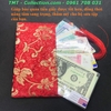 Túi gấm đỏ dây treo đựng tiền lì xì - TMT Collection.com