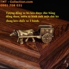 Tượng đồng xe bò kéo - TMT Collection.com