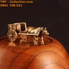 Tượng đồng xe bò kéo - TMT Collection.com