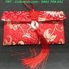 Túi gấm đỏ dây treo đựng tiền lì xì - TMT Collection.com