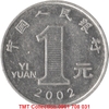 Xu China-Trung Quốc 1 Yuan 1999-2018