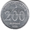 Xu Indonesia 200 Rupiah 2016