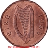 Xu Ireland 1 Penny 1940-1968 Con Gà