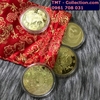 Combo 4 xu tứ linh Rồng Phụng Lân Cá Chép tặng túi gấm - TMT Collection.com