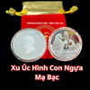 Xu Úc Hình Con Ngựa Mạ Bạc 2026