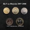 Bộ 5 xu Bharain 2007-2008 - TMT Collection.com