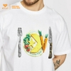 Áo Converse For Dinner Tee White - 10022938-A01