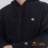 Áo Hoodie Champion JP C Full Zip - Black - C3Q103BLK