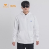 Áo Hoodie Champion JP C Full Zip - White - C3Q103WHT