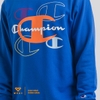 Áo Champion JP C Graph Crew - Blue - C3U018BLU