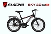 Xe đạp touring FASCINO SKY 20: Xe đạp touring khung thép, sơn tĩnh điện, 1 tốc độ, RẺ NHẤT