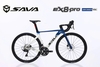 Xe Đạp Đua ĐỨC SAVA EX8 PRO: khung Nhôm siêu nhẹ, trọng lượng dưới 10kg, càng Carbon Toray T800 cao cấp. Dàn đầu Carbon Toray đúc liền khối, Tem UCI, gạt đĩa/gạt líp SHIMANO 105 R7100. Tay đề lắc Empire Pro carbon 2x12(24s), Phanh đĩa full dầu IPRO . SAN PHẲNG MỌI GIỚI HẠN
