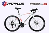 Xe đạp đua PAPYLUS PR600: Khung Nhôm, bộ truyền động 21 tốc độ, phanh đĩa, Ngon - Rẻ bán chạy NHẤT