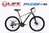 Xe đạp địa hình LIFE MX2300:   Xe địa hình cỡ bánh 26 inch, khung Nhôm siêu nhẹ, không mối hàn, cáp âm khung.   Groupset SHIMING 3x8 (24 tốc độ). Phanh đĩa cơ, Siêu Hot 2026
