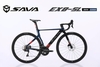 Xe Đạp Đua ĐỨC SAVA EX8 SL:khung Nhôm siêu nhẹ, trọng lượng dưới 10kg, càng Carbon Toray T800 cao cấp. Dàn đầu Carbon Toray đúc liền khối, Tem UCI, Groupset SHIMANO 105 R7120 Japan via 2x12(24S) . SAN PHẲNG MỌI GIỚI HẠN
