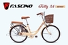 Xe đạp Mini FASCINO KITTY 24: khung thép, sơn tĩnh điện, cáp âm khung. Phanh đĩa , bánh 24inch. DUYÊN DÁNG sang trọng dành cho phái đẹp 2026