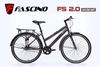 Xe đạp touring FASCINO FS 2.0: Khung thép, sơn tĩnh điện, 1 tốc độ, RẺ NHẤT
