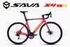 Xe Đạp Đua ĐỨC SAVA X4: Carbon cao cấp TORAY T800 tem UCI, Shimano 105-R7000 22 tốc độ, trục rỗng, líp thả, phanh đĩa dầu, lốp Continental Ultrasport  700x25C. ĐƯỢC MONG ĐỢI NHẤT