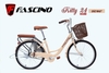 Xe đạp Mini FASCINO KITTY 24 GEN 2: khung thép, sơn tĩnh điện, cáp âm khung. Phanh đĩa , bánh 24inch. DUYÊN DÁNG sang trọng dành cho phái đẹp 2026