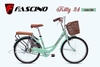 Xe đạp Mini FASCINO KITTY 24: khung thép, sơn tĩnh điện, cáp âm khung. Phanh đĩa , bánh 24inch. DUYÊN DÁNG sang trọng dành cho phái đẹp 2026