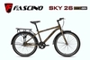 Xe đạp địa hình FASCINO SKY 26: Khung thép, sơn tĩnh điện, 1 tốc độ, RẺ NHẤT