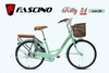 Xe đạp Mini FASCINO KITTY 24 GEN 2: khung thép, sơn tĩnh điện, cáp âm khung. Phanh đĩa , bánh 24inch. DUYÊN DÁNG sang trọng dành cho phái đẹp 2026