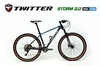 Xe Đạp Địa Hình TWITTER STORM 2.0  Carbon, Phuộc hơi, Phanh dầu, Group SHIMANO Deore M5100 2x11 tốc độ, Lốp INNOVA 27.5x2.25