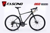 Xe đạp đua FASCINO 868: Khung Nhôm, Groupset SHIMANO Tourney A070 2x7 tốc độ tay đề lắc, Phanh đĩa, Vành nhôm, Bánh 700 CHẤT - ĐẸP - GIÁ MỀM