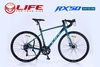 Xe đạp đua Life RX50: Khung Nhôm mối hàn mịn, Group SHIMANO 2x7 tốc độ. Bánh 700x25C. Chất Lượng - Đẹp - Giá Rẻ