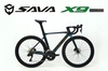 Xe Đạp Đua ĐỨC SAVA X9.3 R7170 Di2: Full Carbon cao cấp TORAY T800 tem UCI, Group SHIMANO 105-R7170 Di2 Japan 2x12 tốc độ, trục rỗng, líp thả, lốp Continental Ultrasport 700x25C. Group điện quá khủng