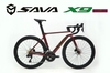 Xe Đạp Đua ĐỨC SAVA X9.3 R7170 Di2: Full Carbon cao cấp TORAY T800 tem UCI, Group SHIMANO 105-R7170 Di2 Japan 2x12 tốc độ, trục rỗng, líp thả, lốp Continental Ultrasport 700x25C. Group điện quá khủng