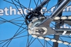 Xe đạp Fixed Gear LIFE HORSE 3 Đao + sơn Carbon: : Full Nhôm nhẹ không mối hàn, Vành trước 3 đao đúc liền khối, vành sau chém gió cao 6cm. QUÁ CHẤT