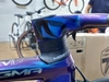 Xe đạp dựng PINA F14 xanh dương đổi màu, phanh V, Shimano R8000, vành CAMPAGNOLO UD, yên Zeus, Lốp ULTRA Sport 700x25C