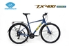 Xe Đạp Touring LIFE TX400: Khung NHÔM cao cấp không mối hàn. Group SHIMANO TOURNEY 3x8 tốc độ. Xe tay ngang cao cấp - Giá không có đối thủ